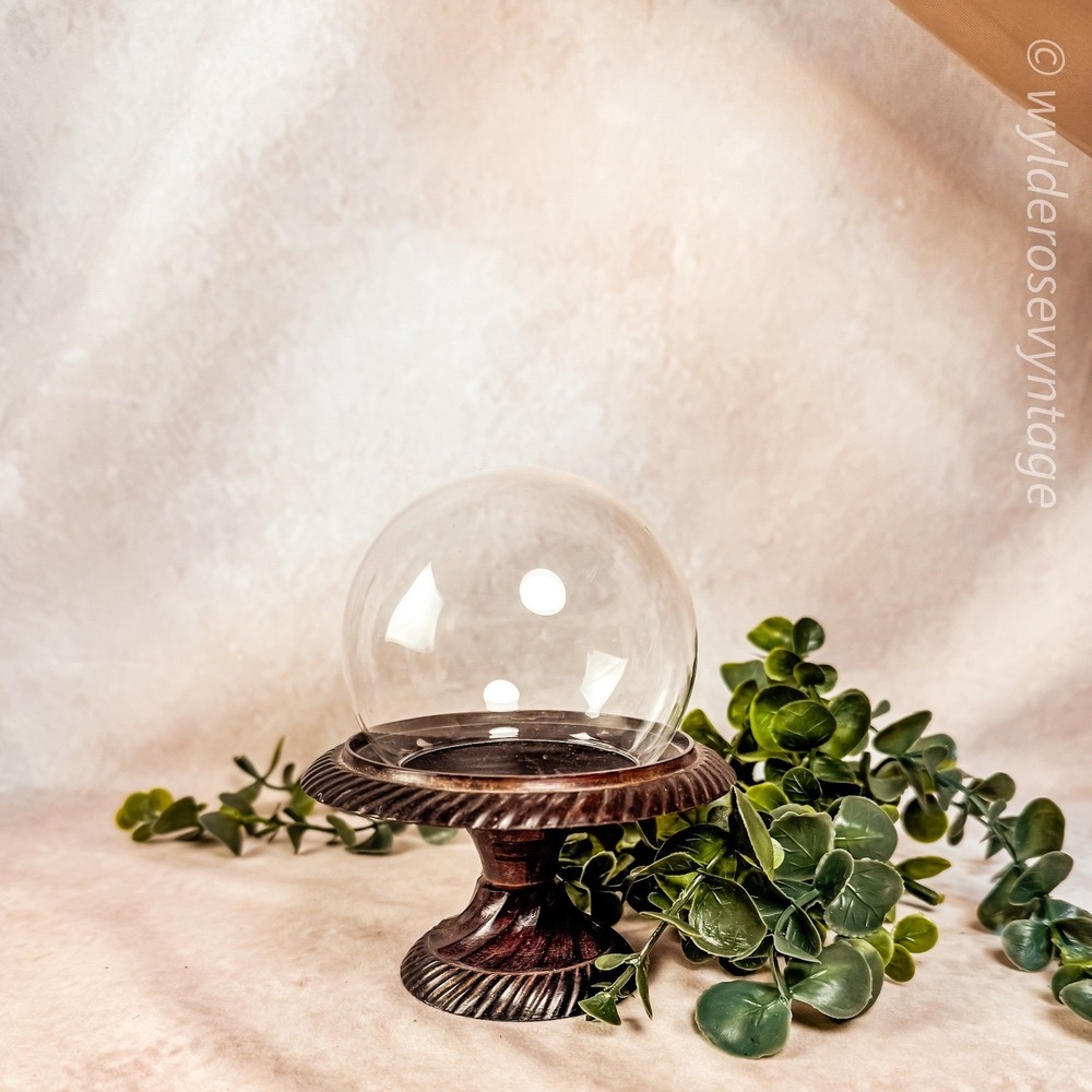 Bronze and Glass Mini Cloche